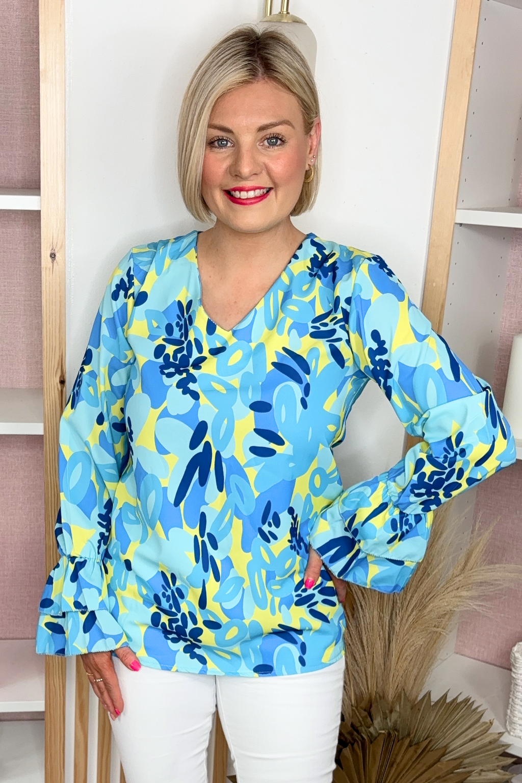 Samantha Blouse (Blue)