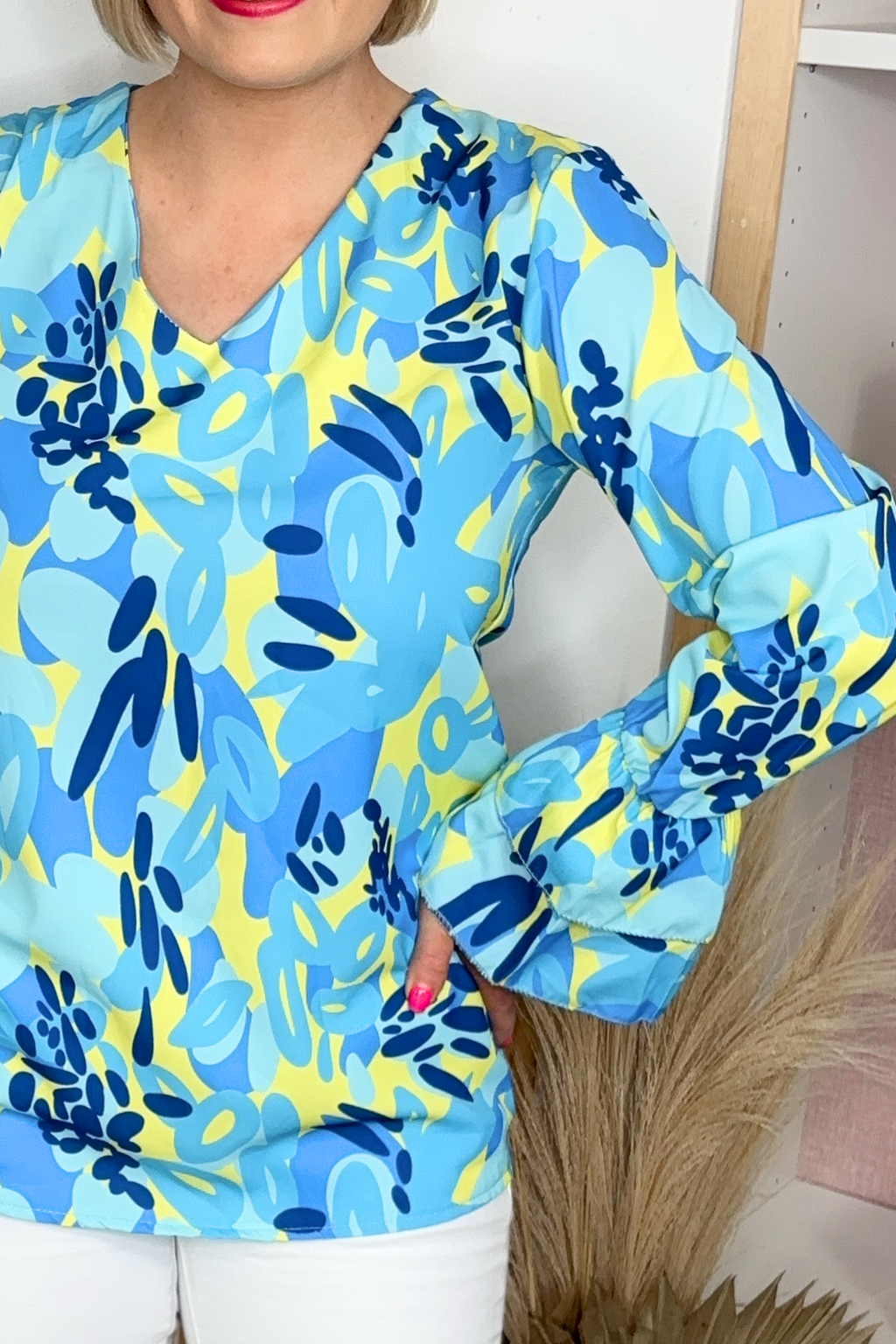 Samantha Blouse (Blue)