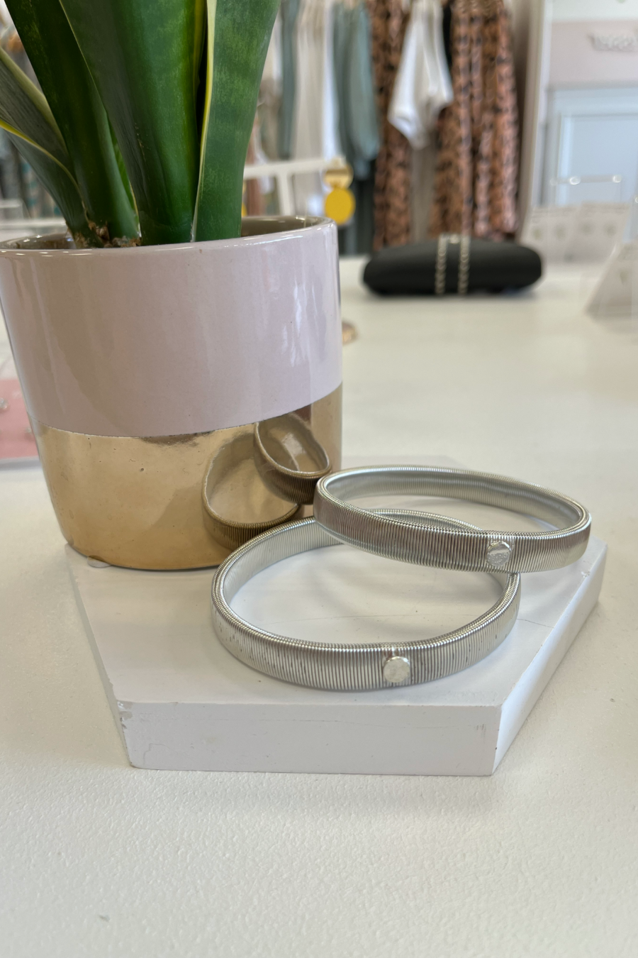 Silver Sleeve Adjustment Garters