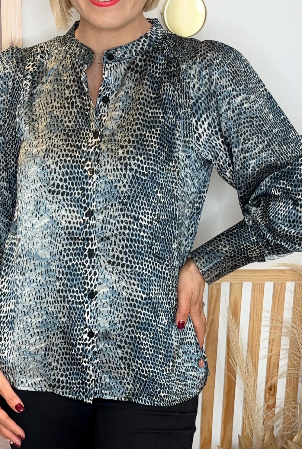 Snake Printed Blouse