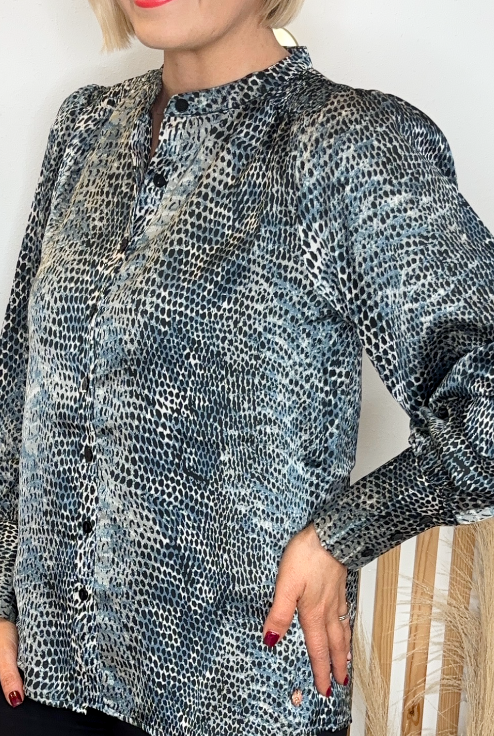 Snake Printed Blouse