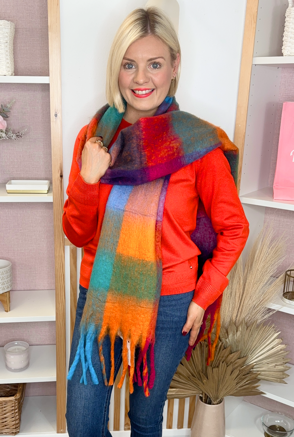 Tasseled Scarf (Multi)