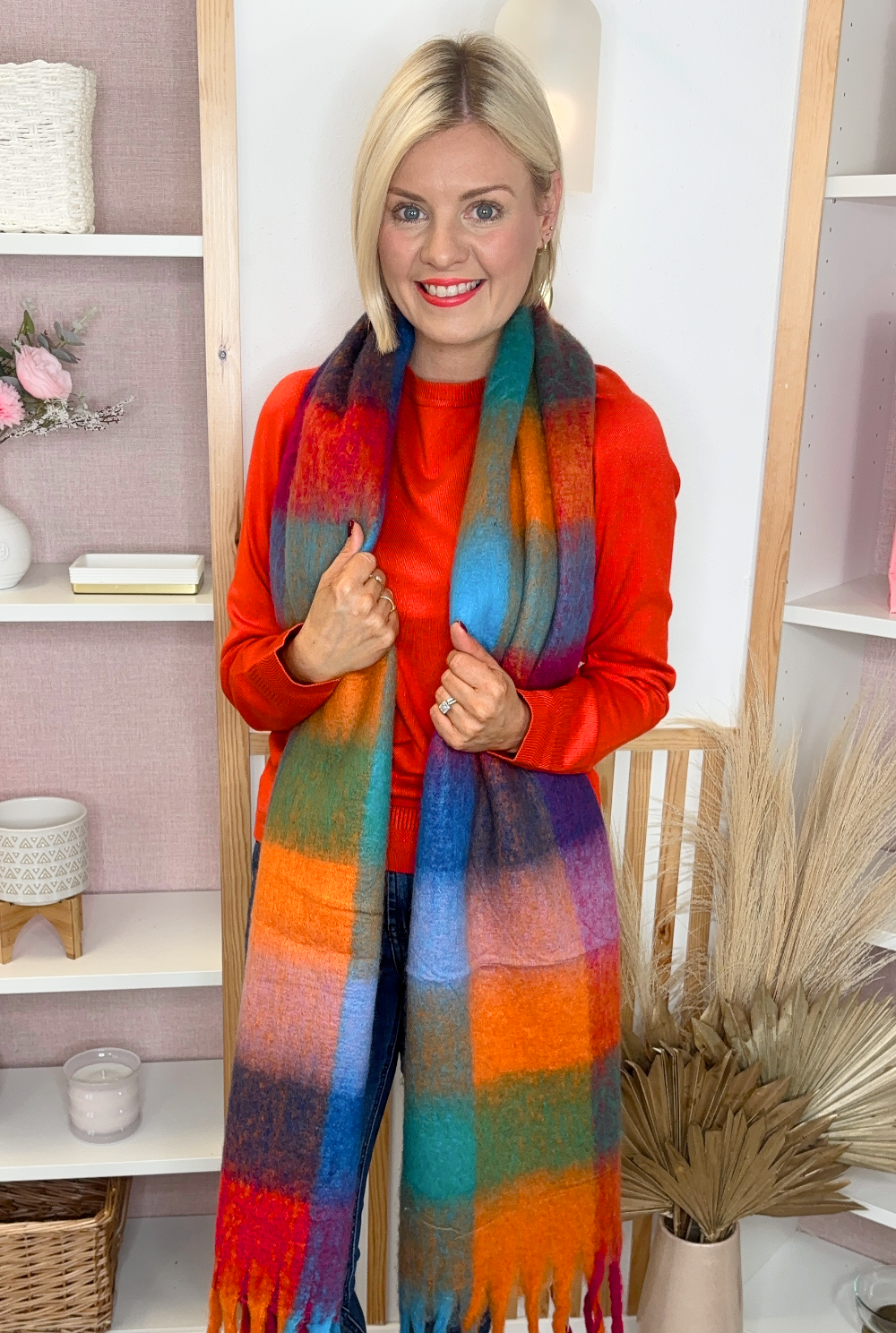 Tasseled Scarf (Multi)