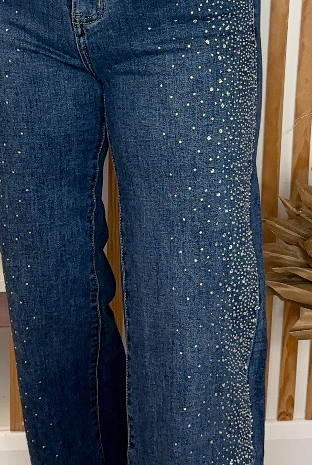Wide Leg Denim (Embellished)